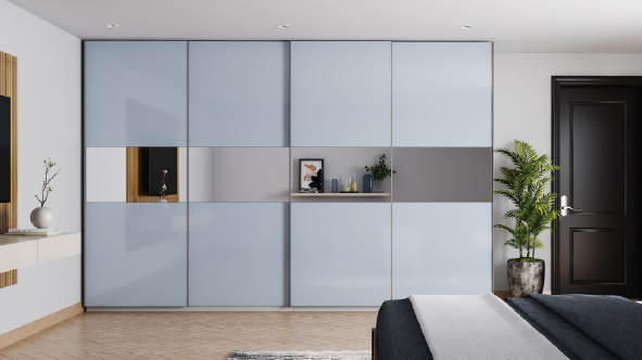 Sliding wardrobe